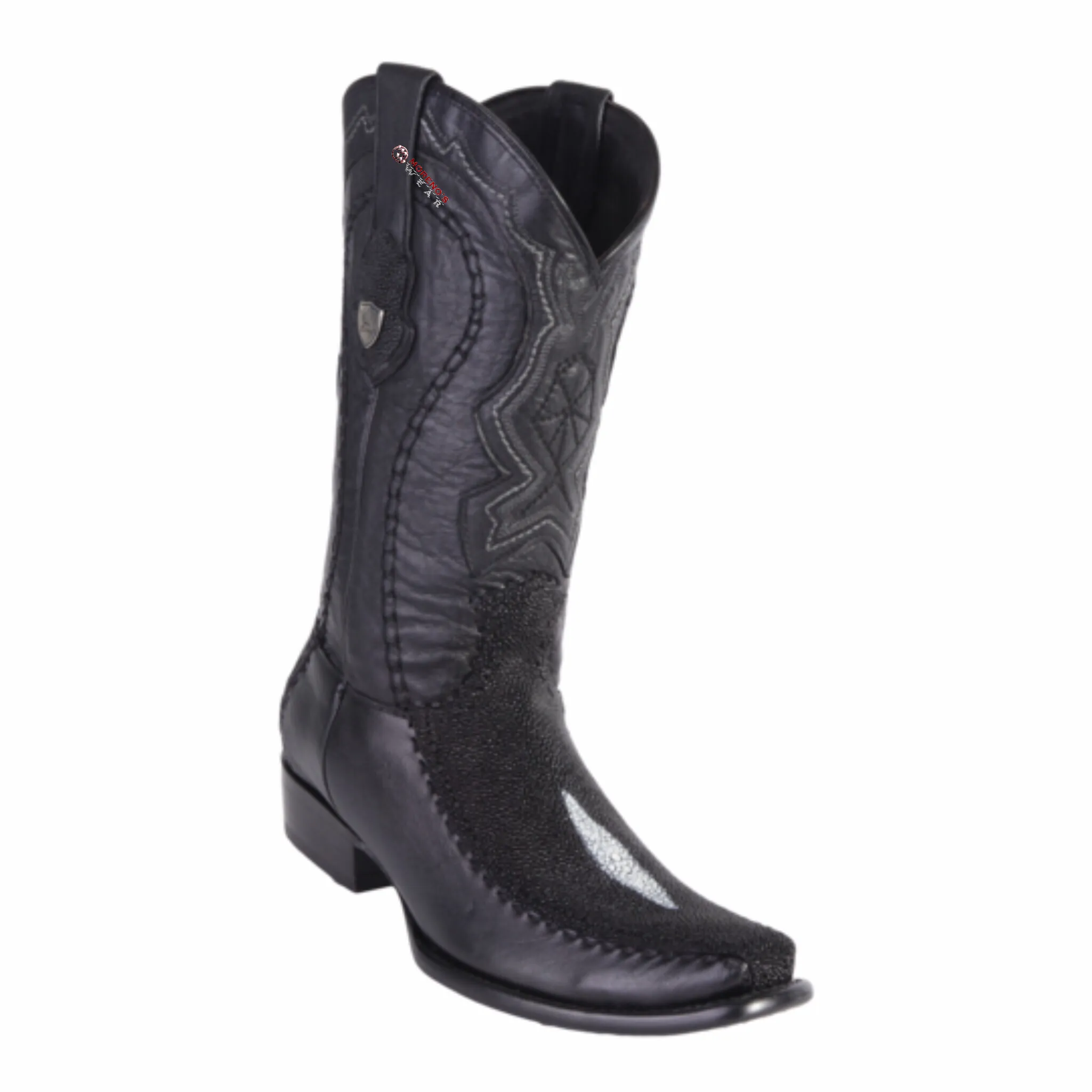 Men's Wild West Stingray Single Stone With Deer Boots Dubai Toe