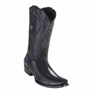 Men's Wild West Stingray Single Stone With Deer Boots Dubai Toe