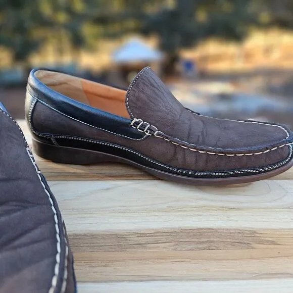 MEPHISTO Mens Baduard Cool Air Brown Slip On Casual Loafers Size 8