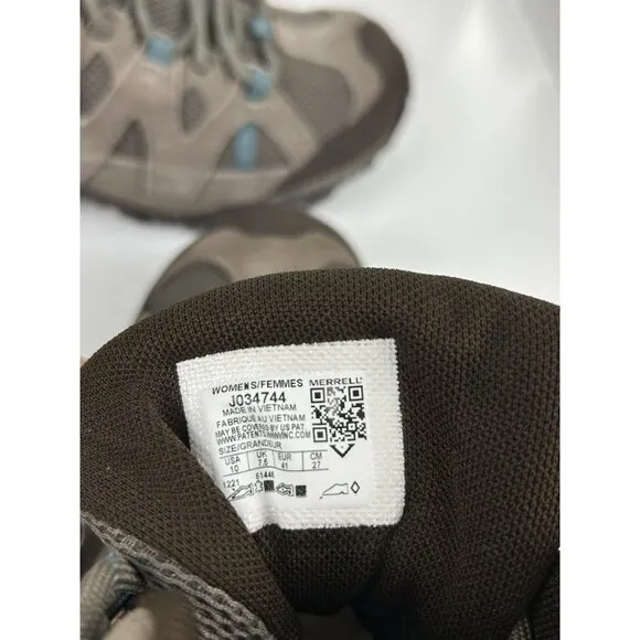 Merrell Deverta 2 Mid Waterproof Hiking Boots for Women US 10 New w/Box