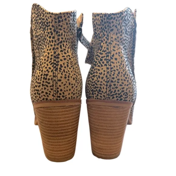 MIA Tracee Leopard Ankle Boots | Booties | 9.5
