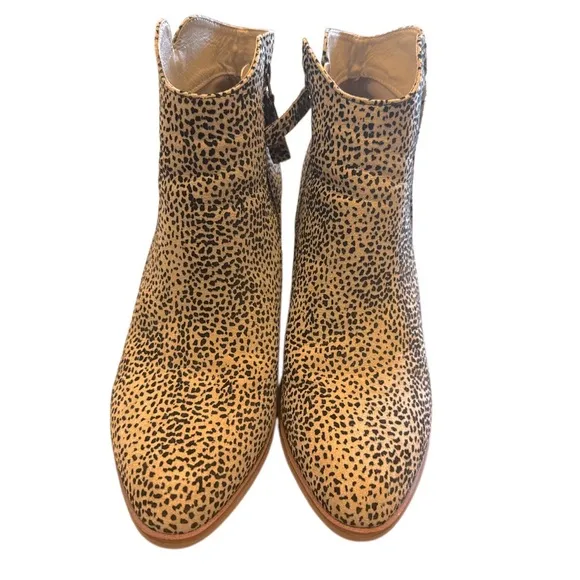 MIA Tracee Leopard Ankle Boots | Booties | 9.5