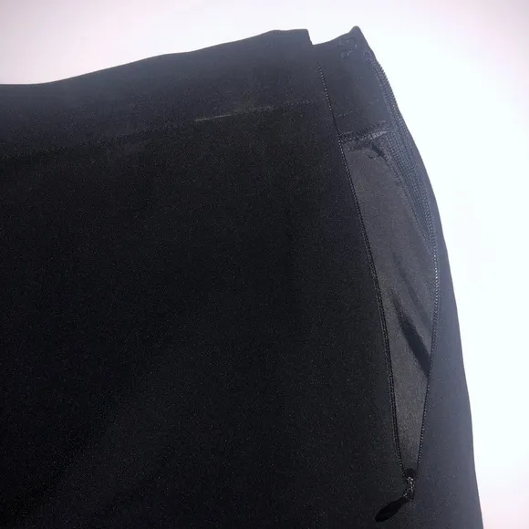 Moschino Cheap and Chic Black Tiered Ruffle Midi Skirt size 4
