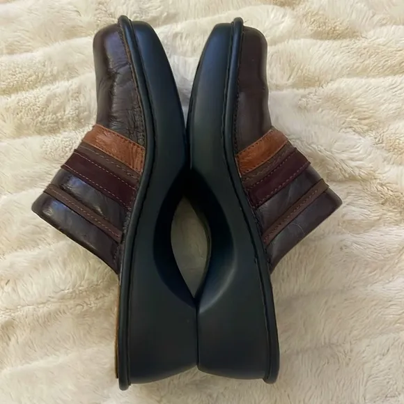 Naot Belize Genuine Leather Clogs, Brown, Size: 39, GUC!!