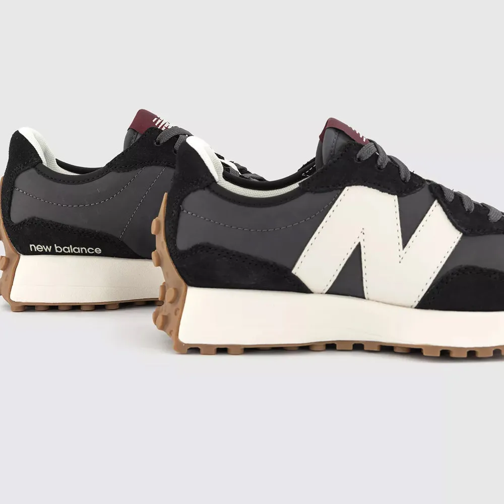 NB 327 Black White and Mineral Red