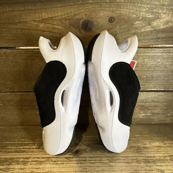 New $55 Little Kids Nike Aqua‎ Swoosh Water/Land Blk/White Shoes Sandals Size 8C