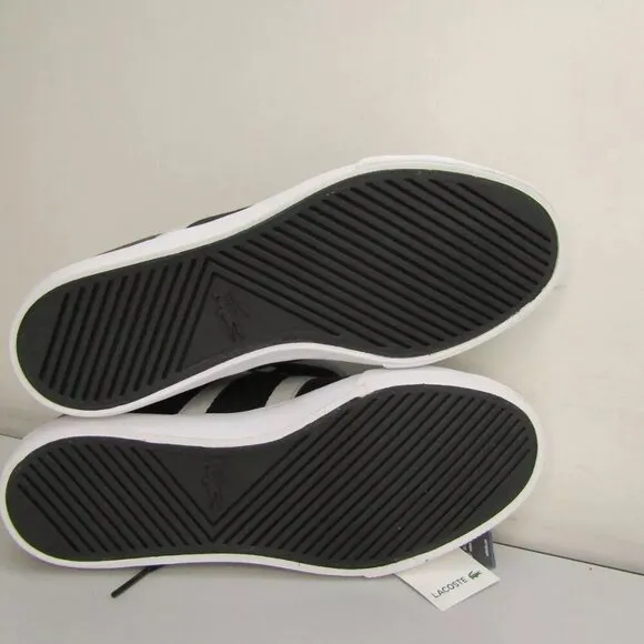 NEW LACOSTE Womens Grad Vulc 120 Sneakers Casual Flat Round Toe Size 5.5