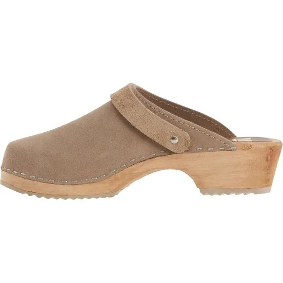 NEW MIA Made in Europe Alma Open Back Swedish Clogs - Suede for women 367sn