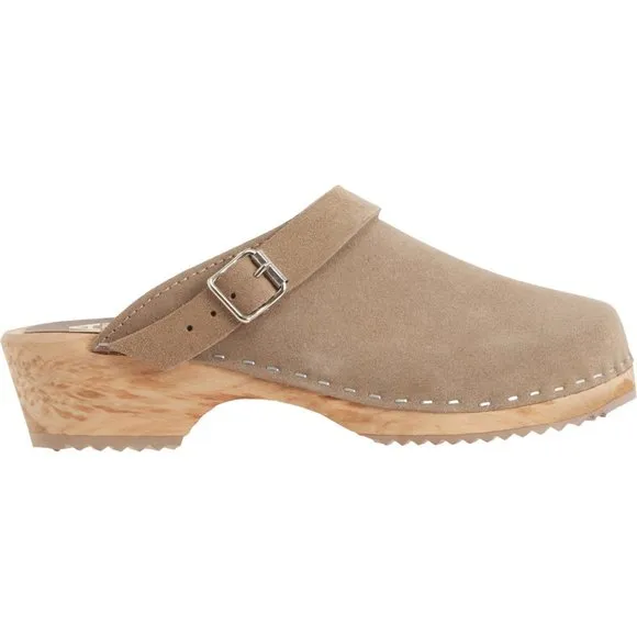 NEW MIA Made in Europe Alma Open Back Swedish Clogs - Suede for women 367sn
