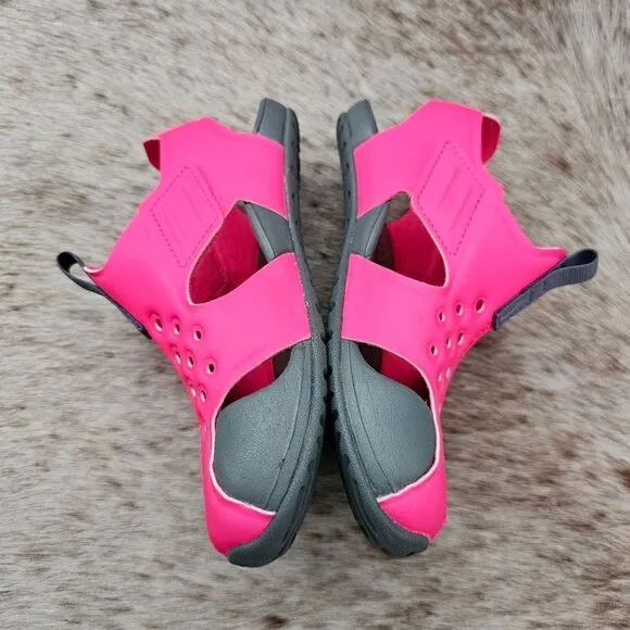NIKE Sunray Protect 2 Girls Water Ready Sandal in Pink &amp; Grey NEW