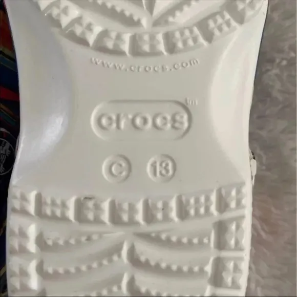 (NWT) Crocs Classic Out Of This World Clog White / Marbled Multicolor, C13