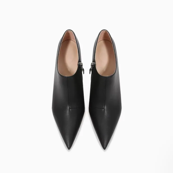 Petite Feet Women's Pointy Ankle Booties TS244