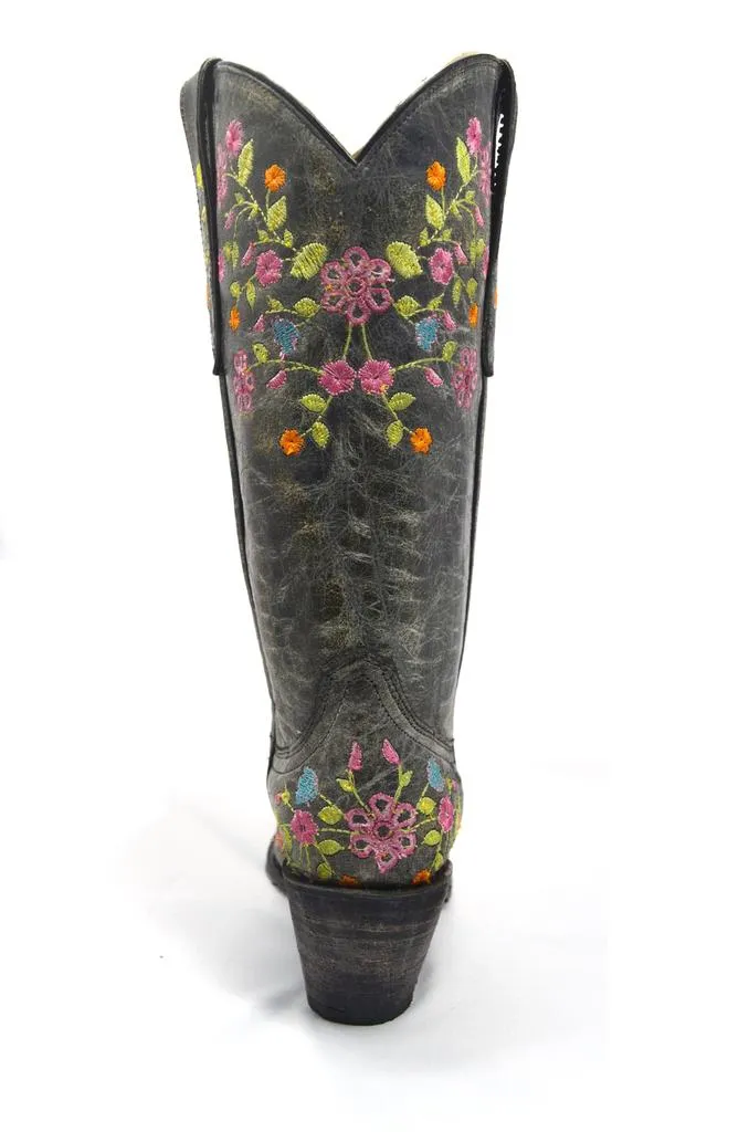 Redhawk Women's Western Boot - Brooke Crater Black