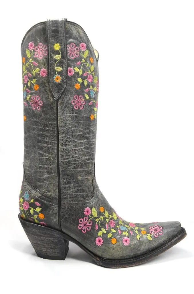 Redhawk Women's Western Boot - Brooke Crater Black