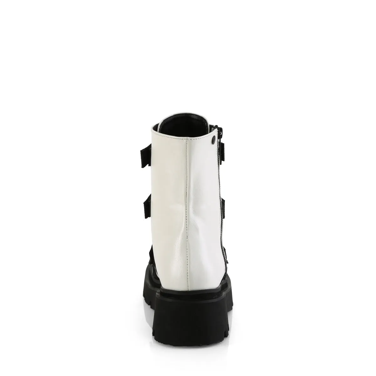 RENEGADE-50  White Vegan Leather-Nylon