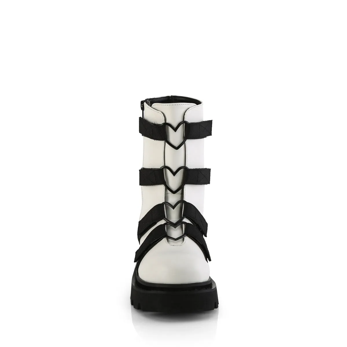 RENEGADE-50  White Vegan Leather-Nylon