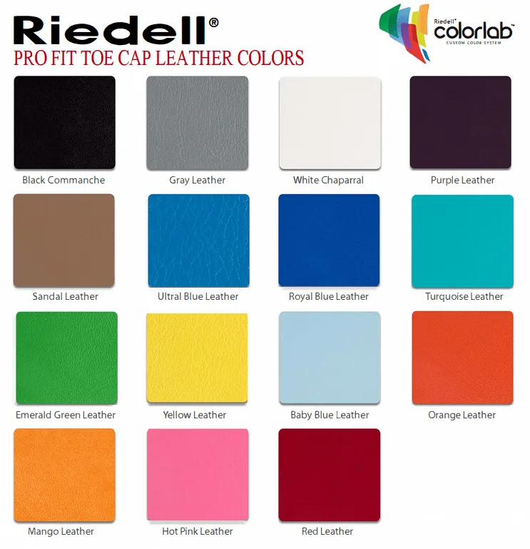 Riedell Leather Toe Guards
