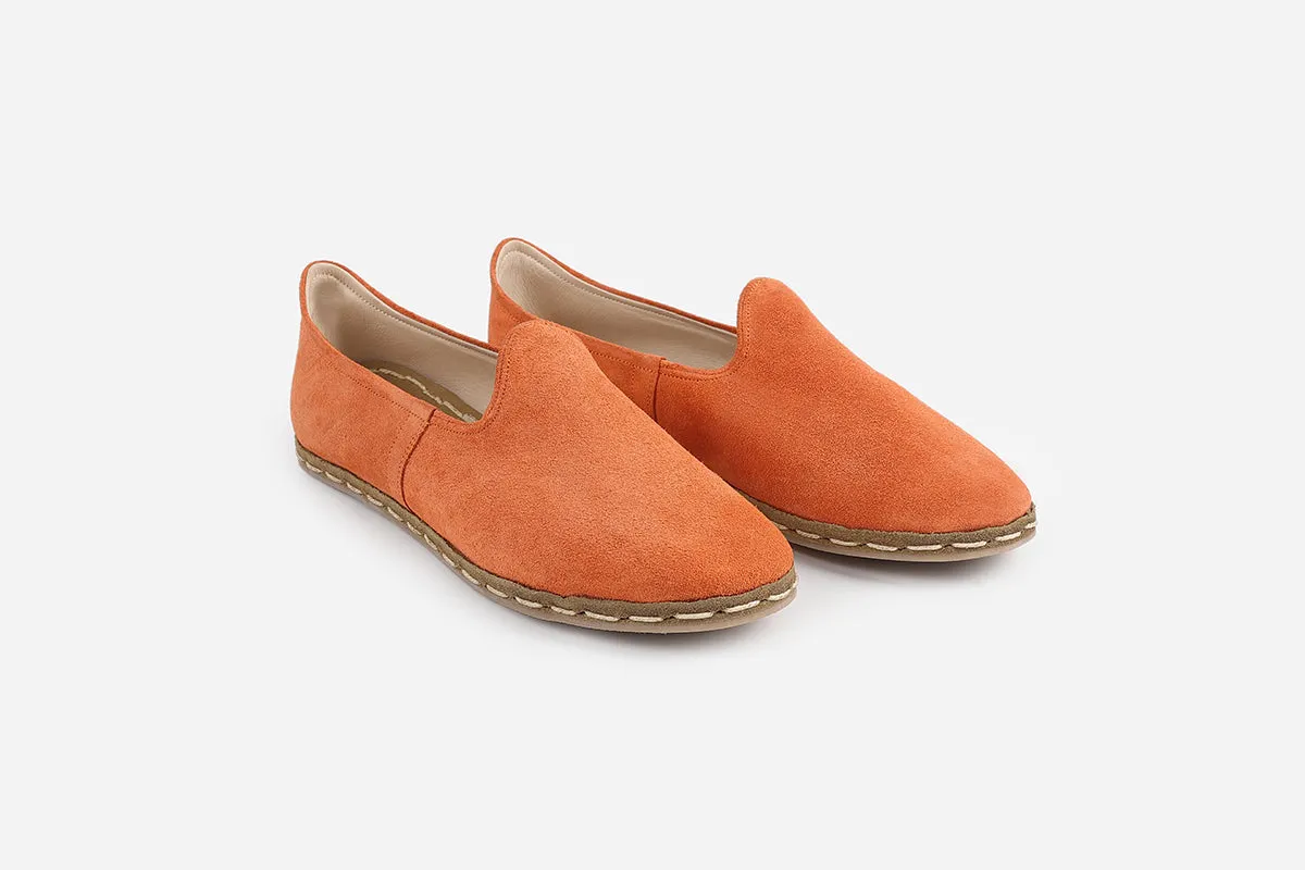 Saffron Handmade Suede Loafers (Women's)