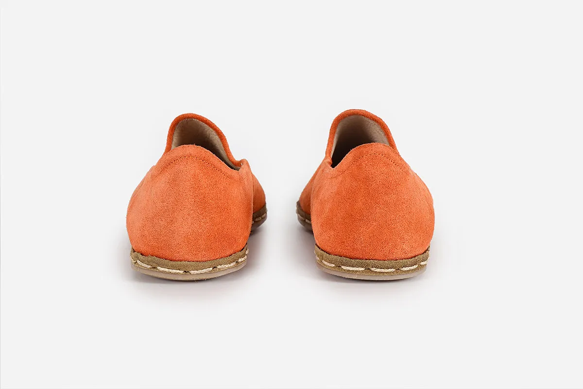 Saffron Handmade Suede Loafers (Women's)