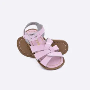 SALT WATER SaltWater SANDALS Big Girls Size 2 Shiny Pink Originals NEW