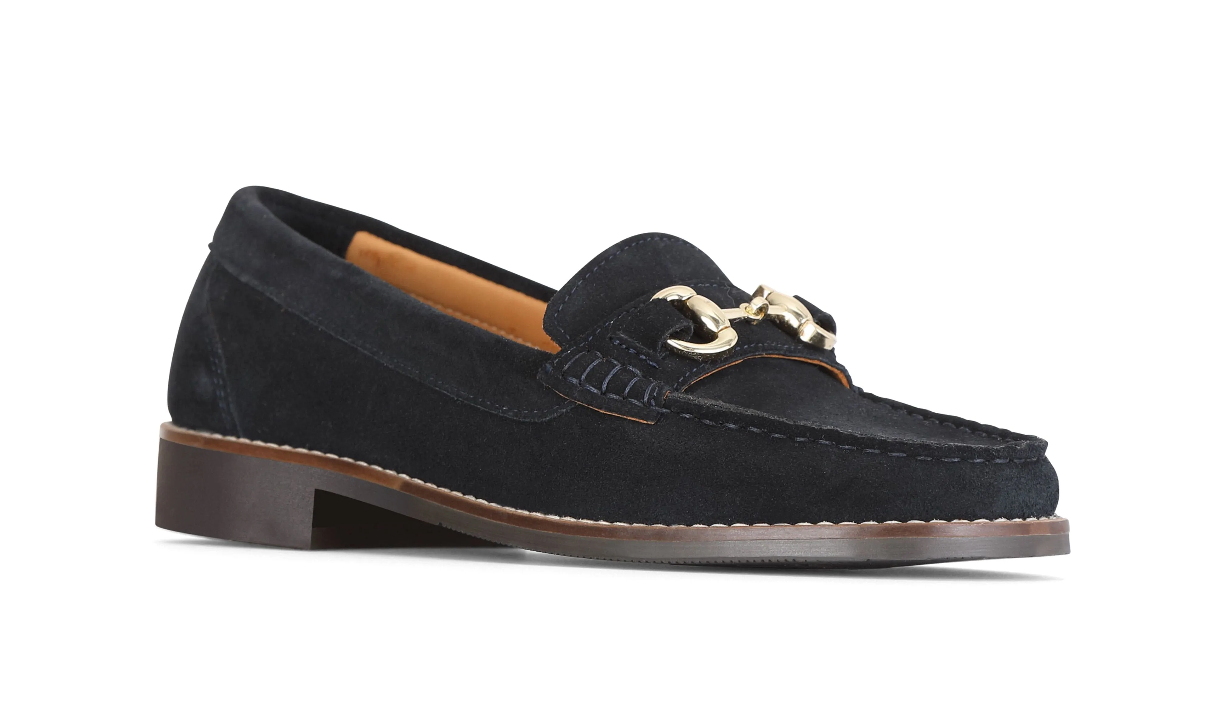 Shires Moretta Rosa Navy Loafers