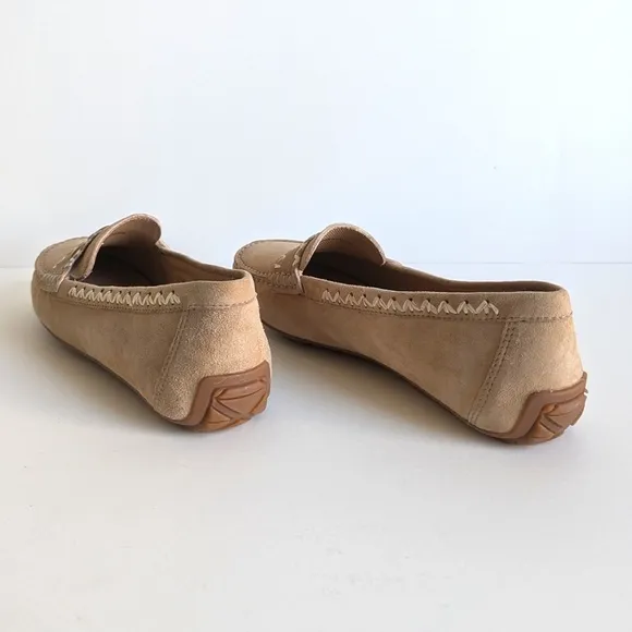 The Flexx Ralf Loafer Winter Suede Slip-on Beige New with Box sz 8½
