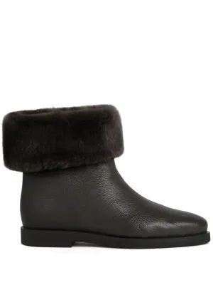 TOTEME leather ankle boots