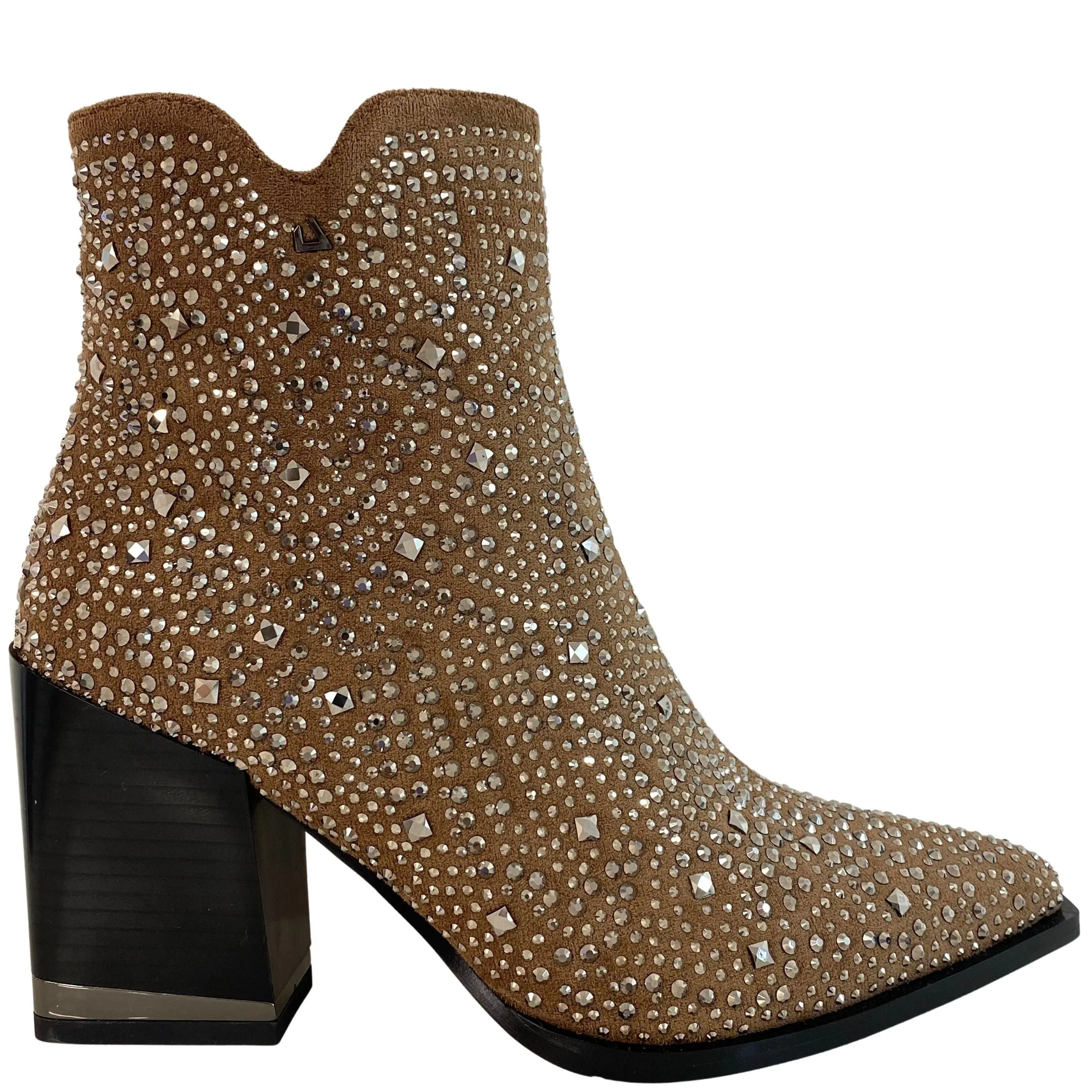 Una Healy I Need To Know Taupe Western Boots