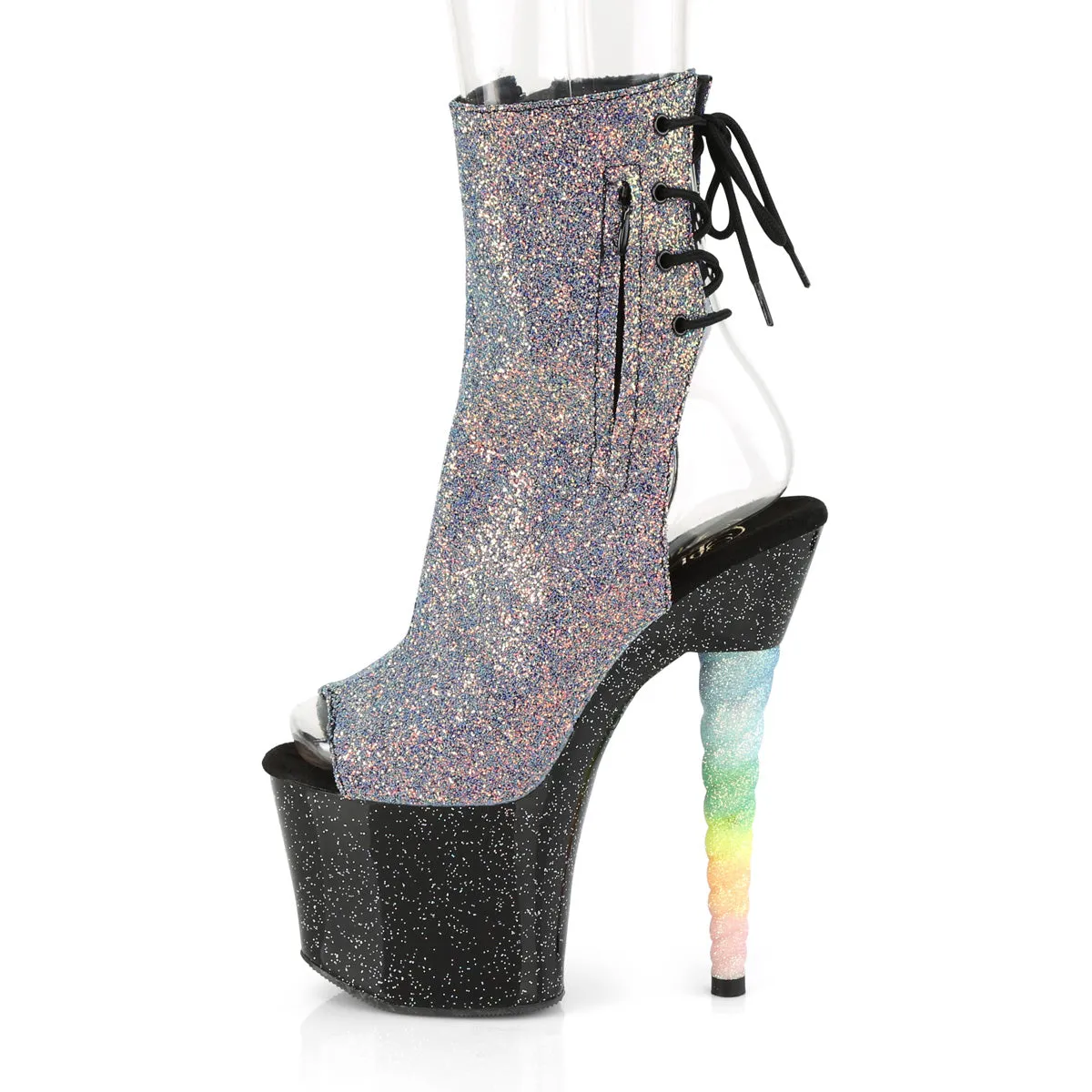 UNICORN-1018G  Purple-Blue Glitter/Black