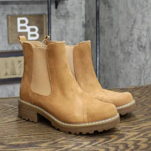Universal Thread Womens Pull On Ankle Booties Boots 166a9e045206ee Tan Brown 6M