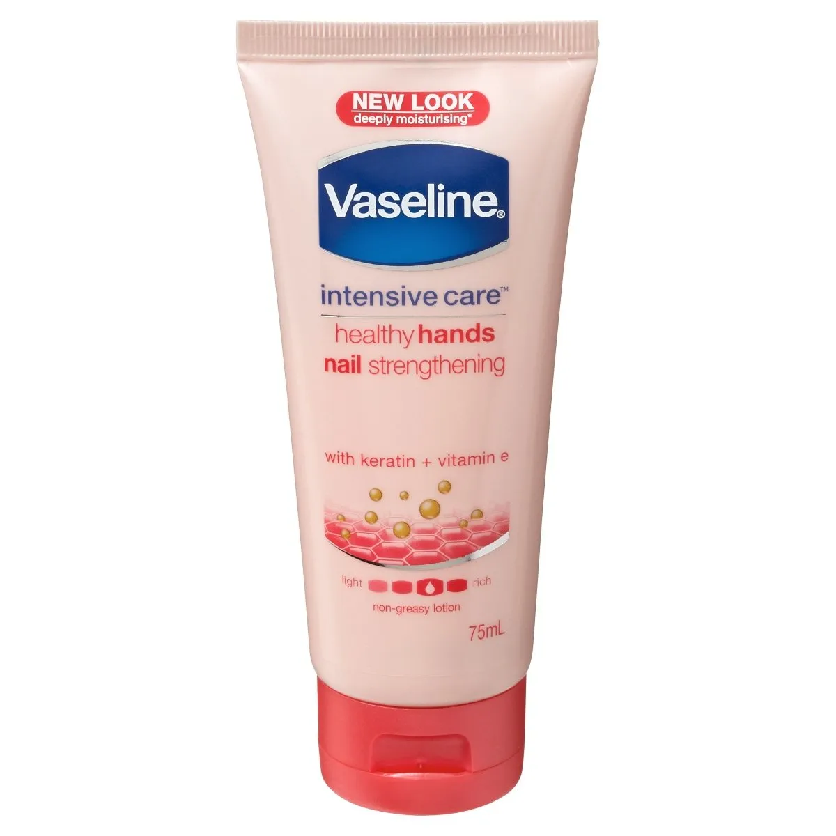 Vaseline Intensive Care Hand Cream Healthy Hands Stronger Nails 75mL