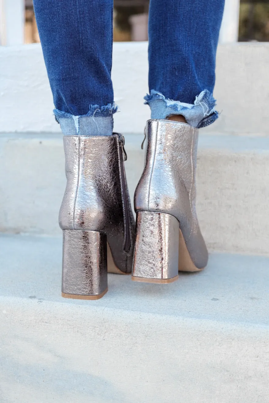 Veronica Ankle Boots by ShuShop - Pewter