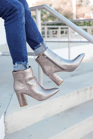 Veronica Ankle Boots by ShuShop - Pewter