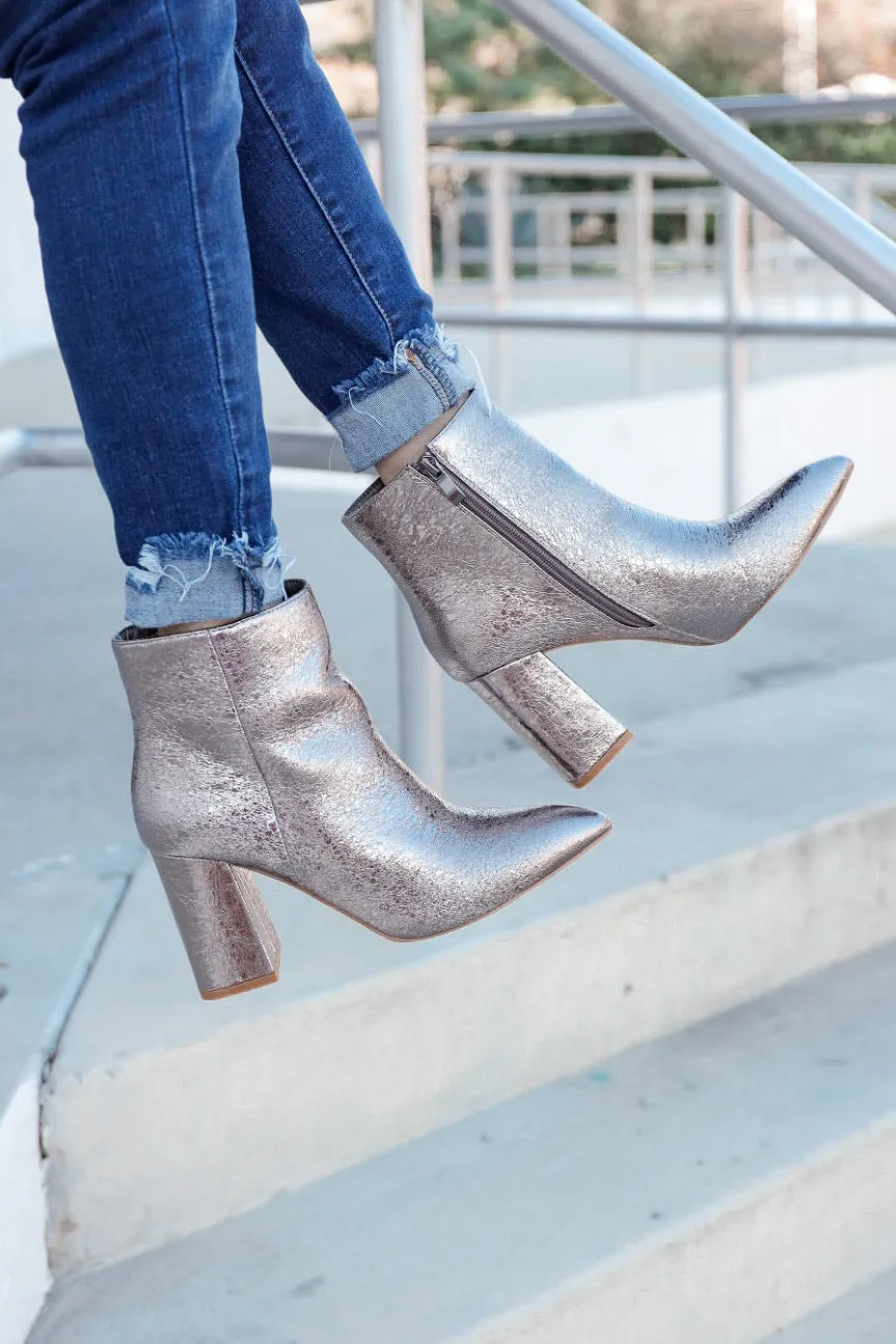 Veronica Ankle Boots by ShuShop - Pewter