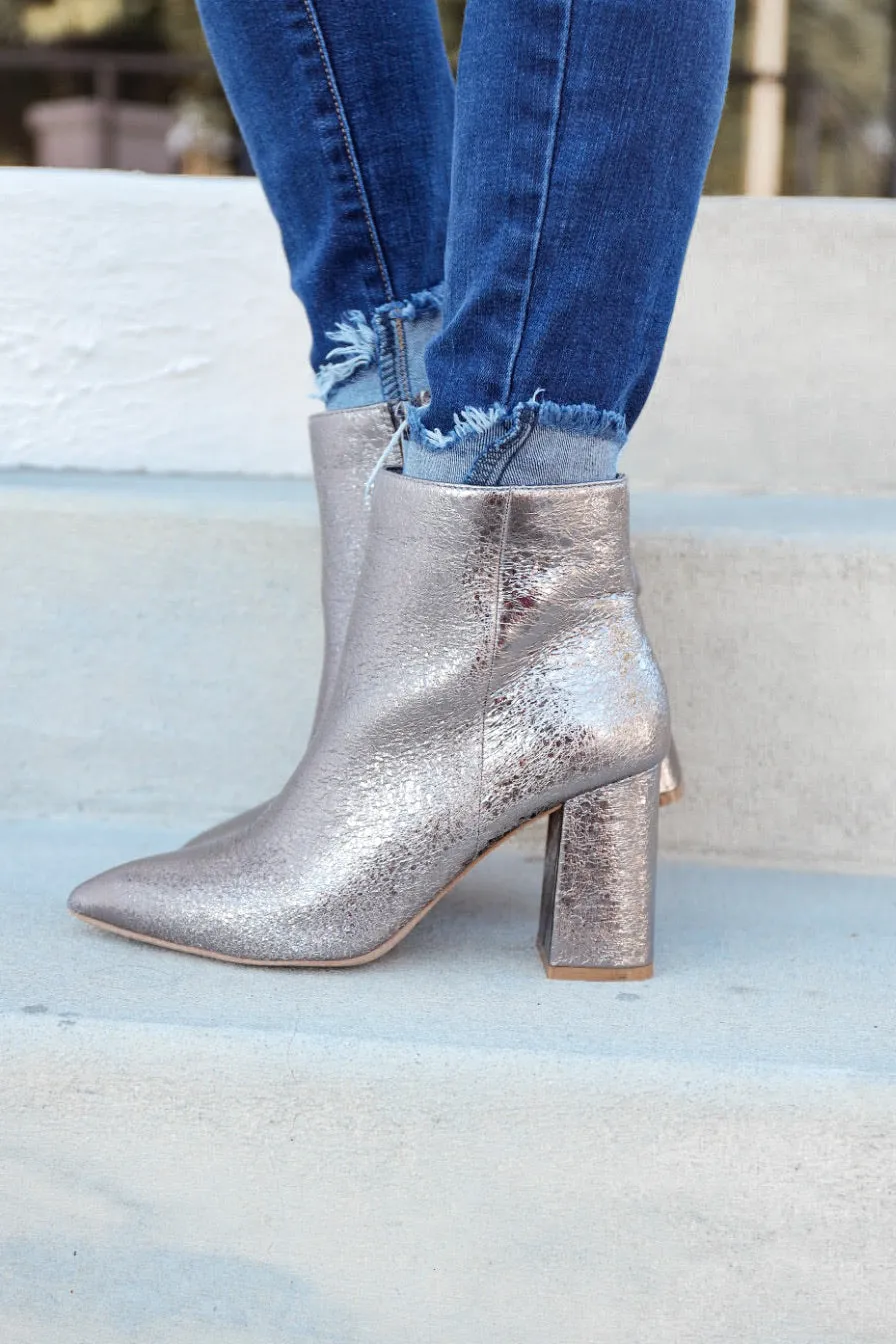 Veronica Ankle Boots by ShuShop - Pewter