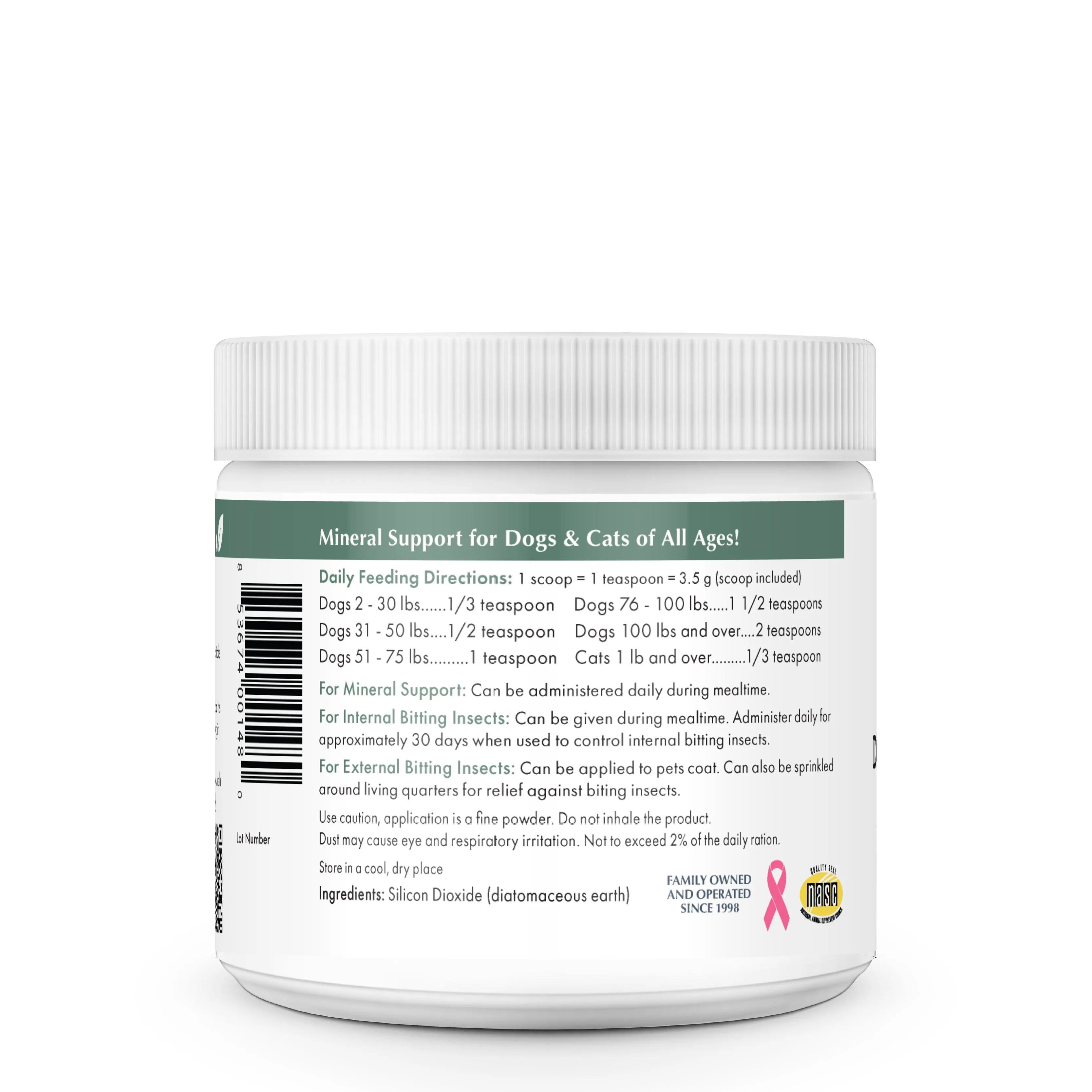 Wholistic Pet Organics Diatomaceous Earth