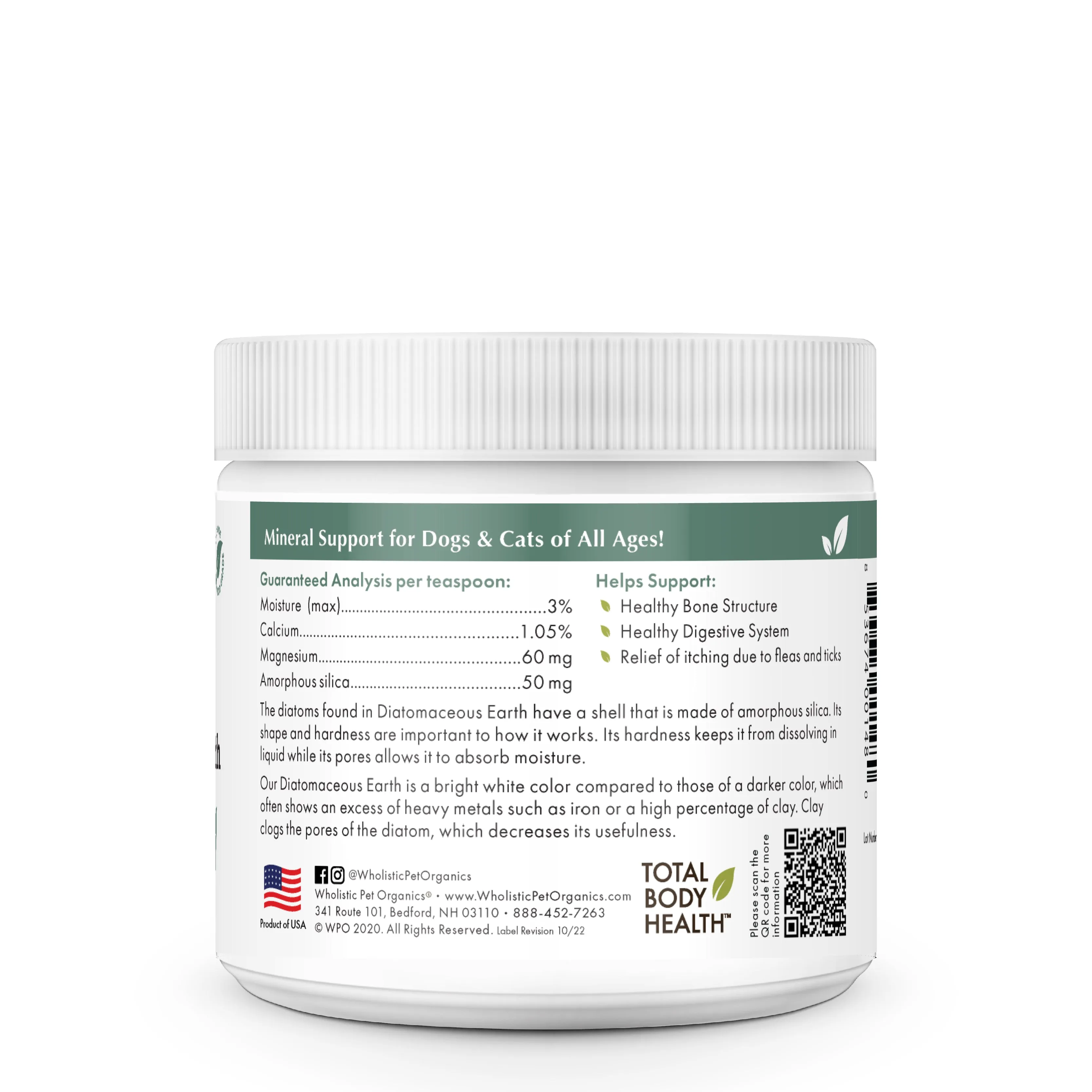 Wholistic Pet Organics Diatomaceous Earth