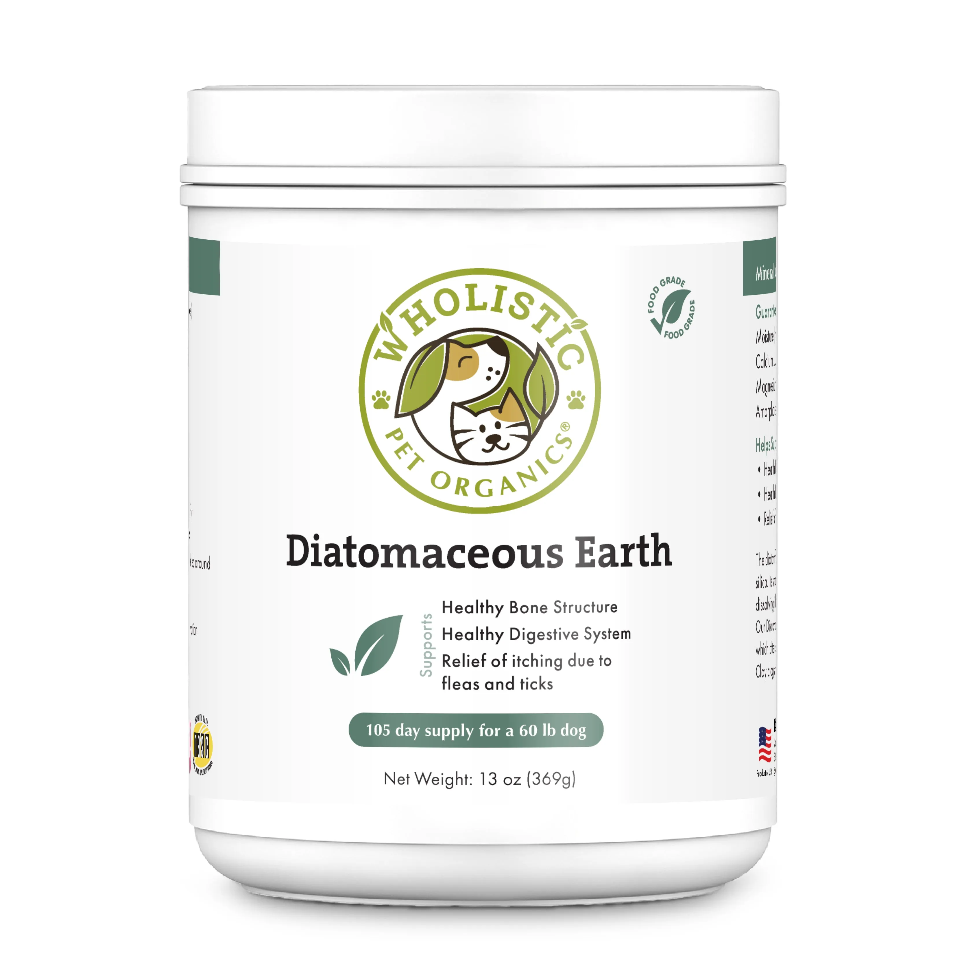 Wholistic Pet Organics Diatomaceous Earth