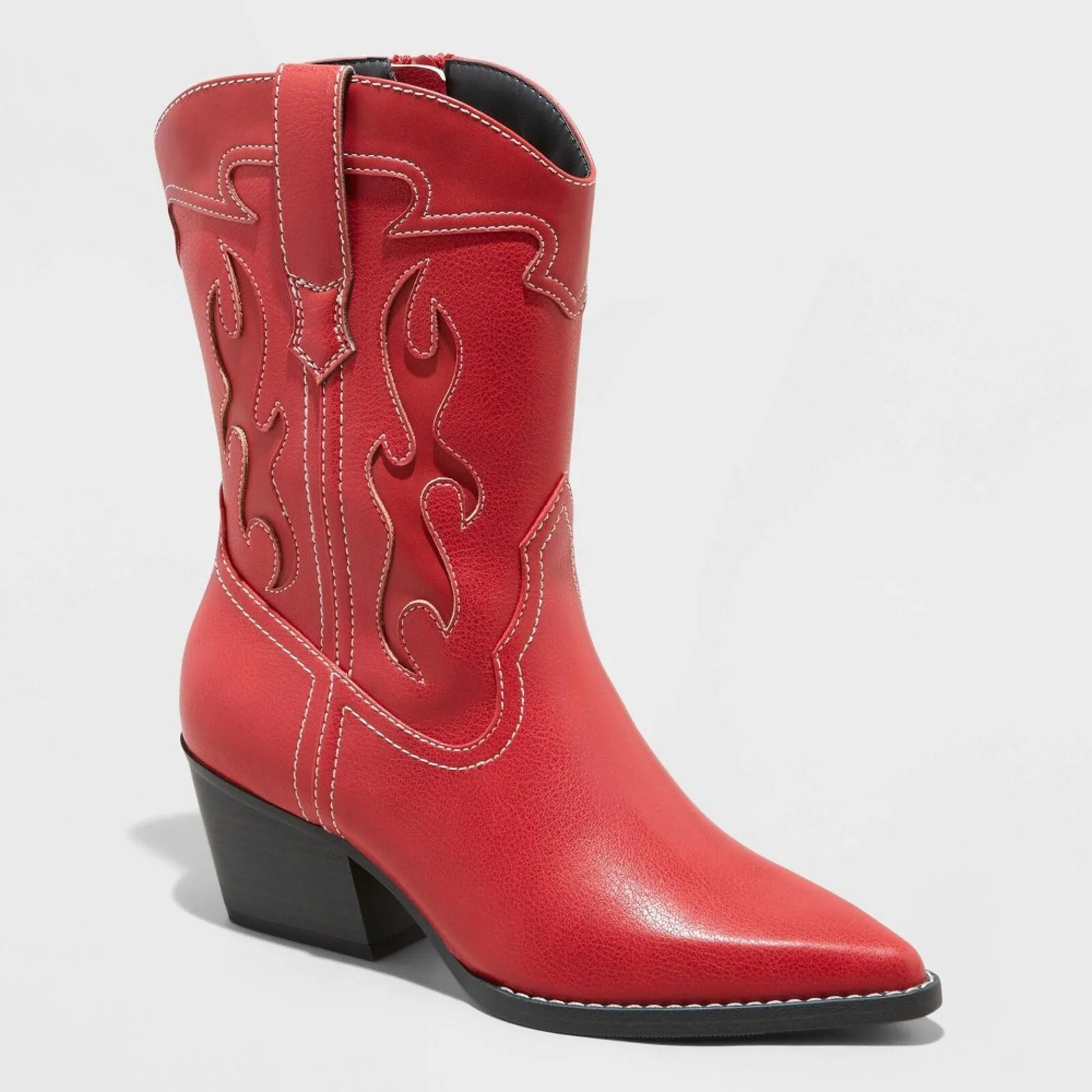 Wild Fable Women's Daytona Western Boots with Memory Foam Insole Red 9.5M
