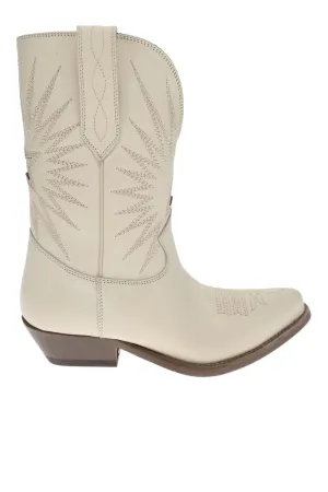 Wish Star Low Buttercream Leather Boots