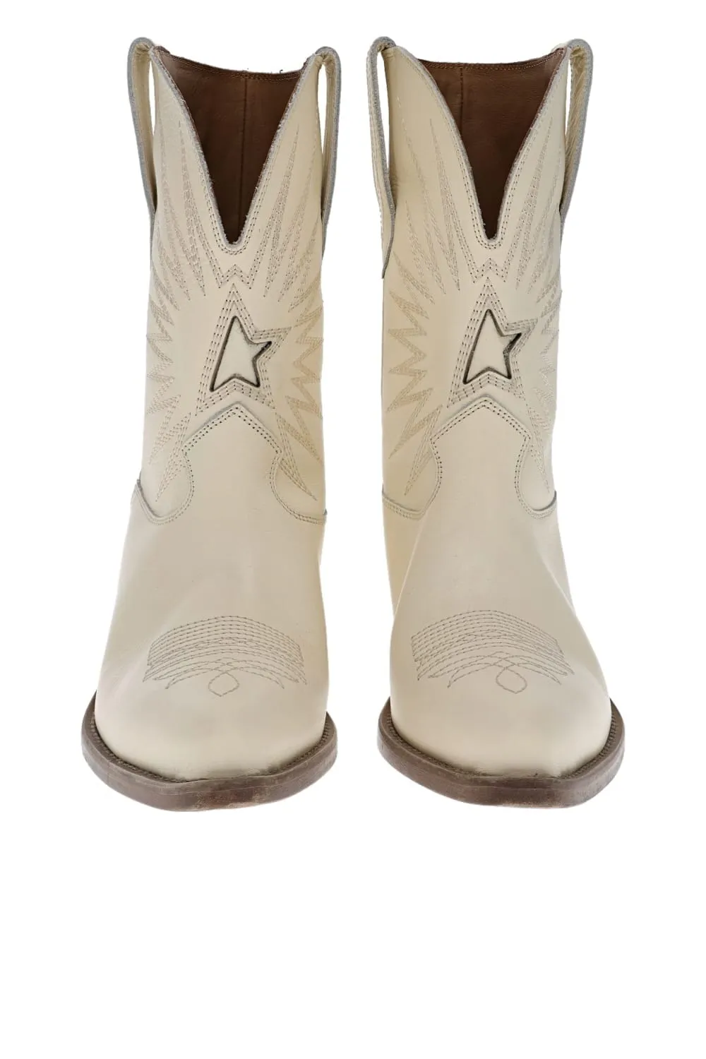Wish Star Low Buttercream Leather Boots