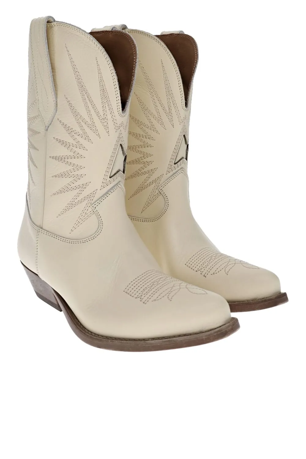 Wish Star Low Buttercream Leather Boots