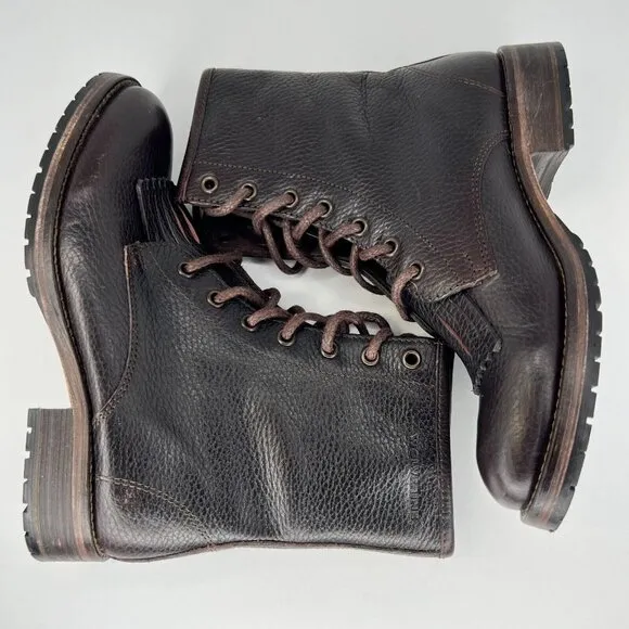 Wolverine Womens W40078 Rosie Kiltie Brown LaceUp Leather Size 5.5 Western Boots