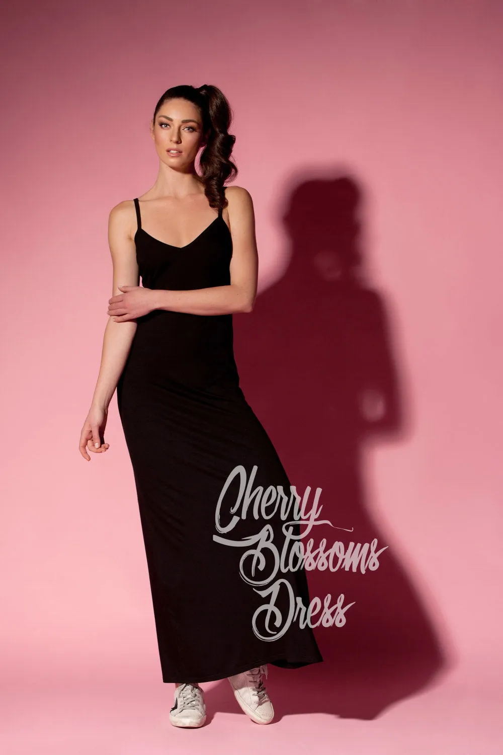 Women Black Dress, Slip Dress, Black Long Dress, Minimalist Clothing, Loose Dress, Black Maxi Dress, Oversize Dress, Plus Size Clothing