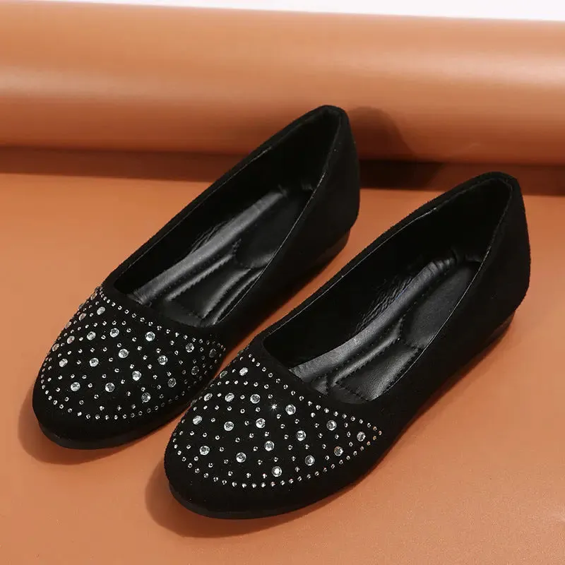 Women's Casual Rhinestone Loafers