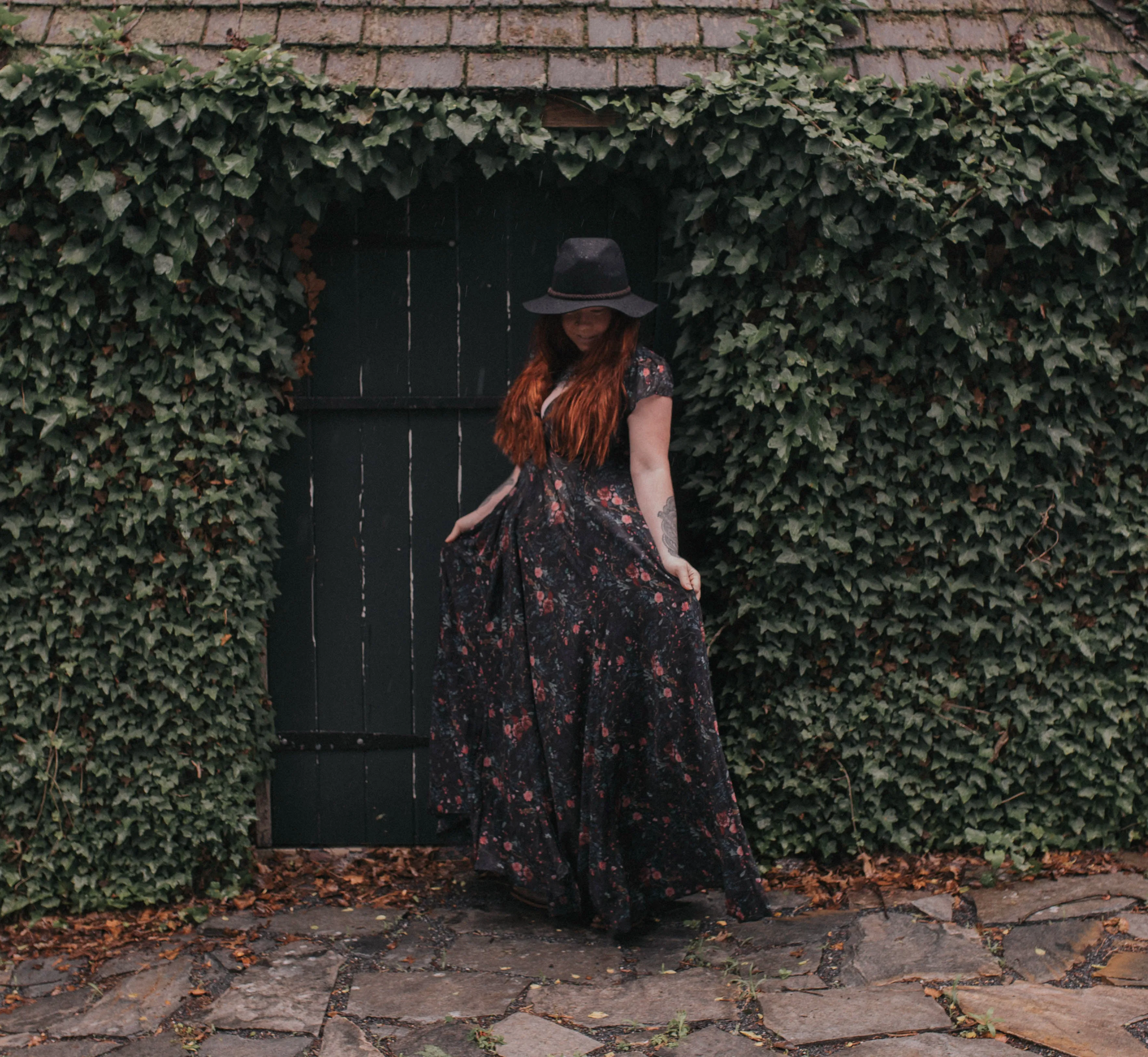 Wrap Dress - Black Fable