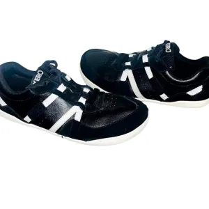 XERO Men's Kelso Sneakers Low Top Barefoot Minimalist Leather Black Size 10