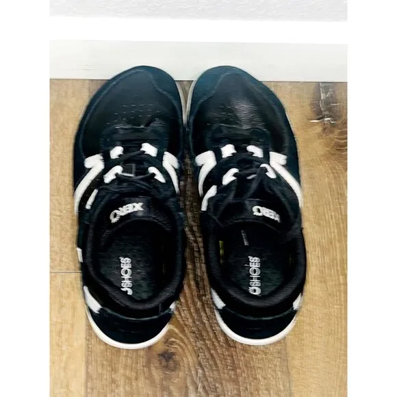 XERO Men's Kelso Sneakers Low Top Barefoot Minimalist Leather Black Size 10