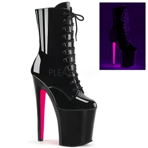 XTREME-1020TT  Black Patent/Black-Neon Hot Pink