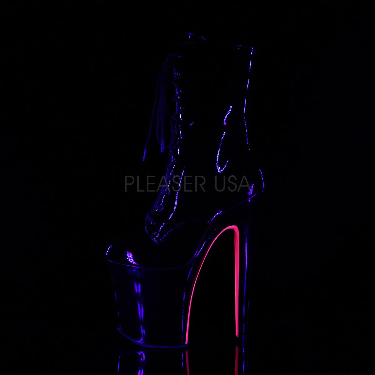 XTREME-1020TT  Black Patent/Black-Neon Hot Pink